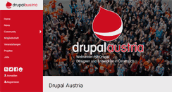 Desktop Screenshot of drupal-austria.at