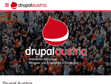 Tablet Screenshot of drupal-austria.at
